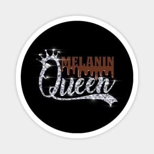 Melanin Queen African American Strong Black Female Magnet